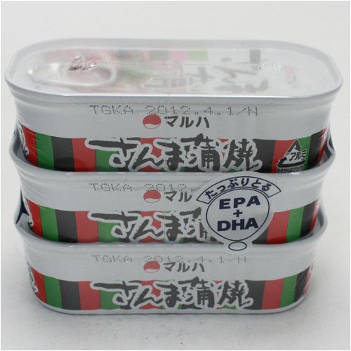 Cover image : さんま蒲焼・3缶シュリンク K5A×3