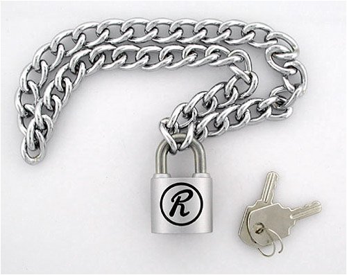 Click here to buy SID VICIOUS Rabbit R Padlock Choker Sex Pistols Punk.