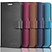 Samsung Galaxy S6 Wallet Case, VENA [vSuit] Draw Bench PU Leather Wallet Flip Cover with Stand and Card Slots for Samsung Galaxy S6 2015 Only (Not Compatible with Galaxy S6 Edge) (Black)