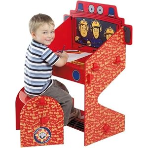 Fireman Sam Desk And Stool