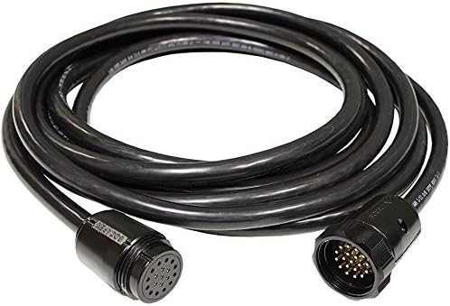 Gencable 19-Pin Socapex Extension 12/14, 20 Amps, 300VAC, 6 Circuits, 25 feet Thermoplastic Elastomer cable jacket