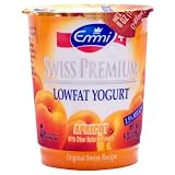 Swiss Apricot Yogurt - 12 yogurts, 6 oz each