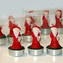 Leonardo Weihnachten - Weihnachtsmann Teelicht im 3er Set