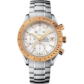 Click here to buy Omega Speedmaster Day Yellow Gold Bezel Mens Watch 323.21.40.40.02.001 by Omega.