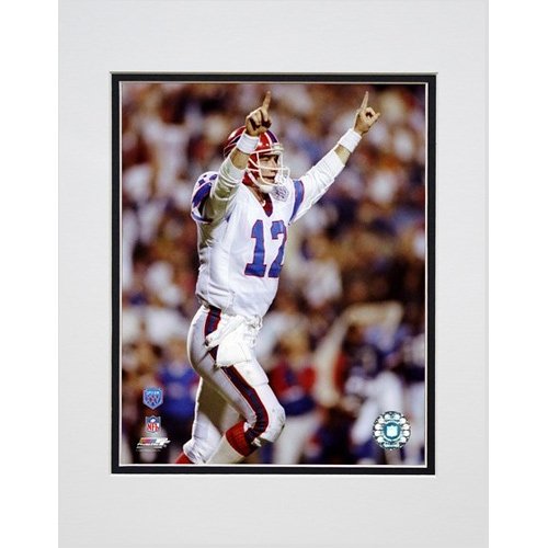 Photo File Buffalo Bills Jim Kelly 2005 Team Huddle Matted Photo