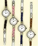Western Flair Watch with Pink Rope Braid