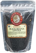 Aromatica Organics Black Beluga Lentils, 14.0-Ounce Bags (Pack of 6)