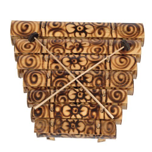 MusicalInstruments: All Natural Handmade Bamboo Xylophone 7 tubes
