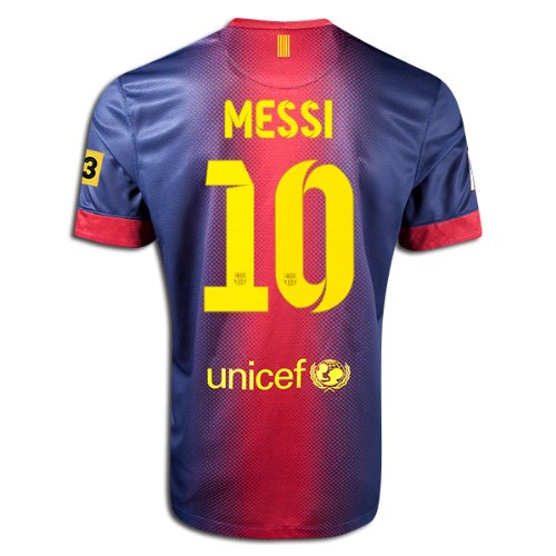 Nike #10 Messi Barcelona Home 2011-12 Soccer Jersey (US Size: M)