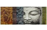 Buddha Statue Canvas Wall Art - 15.75 x 39.25