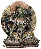 Green Tara Buddhist Goddess Statue 9.5-inch