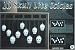 Skull Skeleton Icicle String Lights Halloween Window Strand