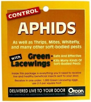 Orcon GL-C1000 Live Green Lacewing Eggs, 1,000 Count (Discontinued by Manufacturer) by Orcon