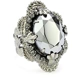 Sorrelli Midnight Moon Adjustable Ring