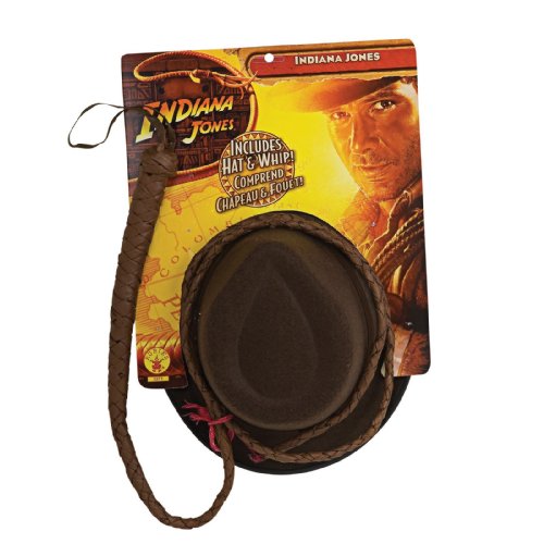 Indiana Jones Indiana Hat and Whip Set Adult
