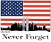 Never Forget American Flag Sticker