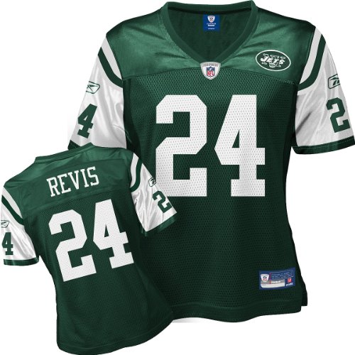 Reebok New York Jets Darrelle Revis Women's Replica Jersey Large