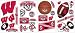 Sporting Goods : RoomMates RMK1109SCS University of Wisconsin Peel & Stick Appliques