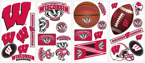 RoomMates RMK1109SCS University of Wisconsin Peel & Stick Wall Decals