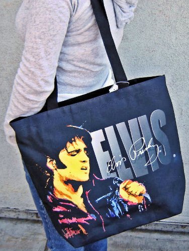 Elvis Presley 70's Elvis Tote Bag by Salamander Graphix