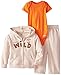 Gerber Baby Boys' 3 Piece Hooded Jacket Bodysuit and Pant Set