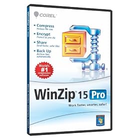 WinZip 15 Professional Single User CD EN DVD