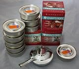 Brennpaste für Fondue + Rechaud 9 Dosen + 1 Brennpastehalter