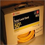 12ga/20amp Twist Lock Cord 50 Ft
