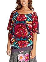 Desigual Camiseta Manga Corta (Rosa)