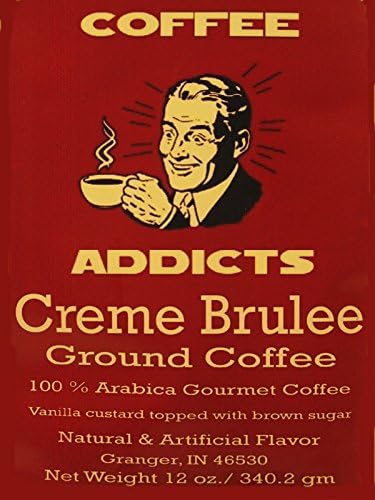 Creme Brulee Gourmet Coffee 12 Oz Package By Coffee Addicts