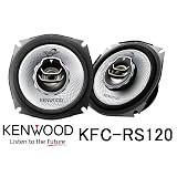 KENWOOD [ ケンウッド ] １２cmカスタムフィットスピーカー [ 2WAYコアキシャル 100W ] 純正スピーカーで物足りない方に！ [ 品番 ] KFC-RS120
