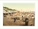 FRAMED - Building sand castles Westerland Sylt Schleswig-Holstein Germany, c. 1890s