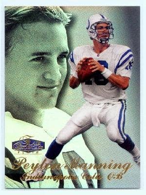 1998 Flair Showcase Row 3 #3 Peyton Manning - Indianapolis Colts (RC - Rookie Card)