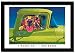 I WANNA GO Car Ridge Dog 24 x 28 Ron Burns Framed Print