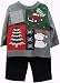 BTK- Boys Christmas Holiday Boutique Clothing Sets - 3 PC Set - Fun Classy Look! Puppy Dog and Tree - # 2000 - Newborn and Infant Sizes - Clothing Sets - Corduroy Pants, Turtleneck with Fun Puppy Holliday Theme Sweater