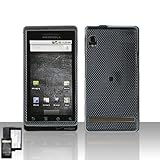 Black Carbon Fiber Design Snap on Hard Cover Protector Faceplate Skin Case  ....