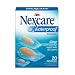 Nexcare Waterproof Clear Bandage, Assorted Sizes, 20 ct Packages (Pack of 4)