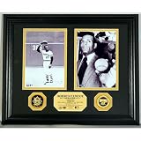 Highland Mint Pittsburgh Pirates Roberto Clemente 3000th Hit Gold Coin Duo Photo Mint w/ Two 24KTGold coins