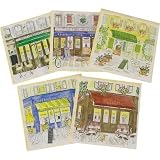 French Cocktail napkins French Cafes, Bistro, Wine Bar and Foods:Single or assorted