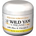 14% Wild Yam Cream with Aloe and Vitamin E - 4 Oz