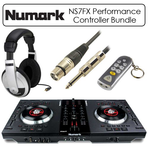 numark ndx400:Numark NS7FX Motorized DJ-Software Performance Controller & Serato Itch Software Bundle Images
