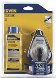 Irwin Industrial Tools 2031319DS 100-Feet Speed-Line PRO Chalk Reel and 4-Ounce Blue Chalk