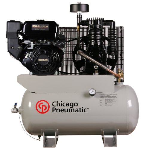 Chicago Pneumatic RCP-1230G 12.75 HP 30 Gallon Two Stage Reciprocating Gas Compressors for Service Truck