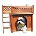 Merry Pet Room-with-a-View Wood Pet House, Small