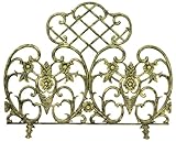 IMAGE OF Uniflame Single Panel Antique Gold Cast Aluminum Screen