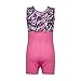 Colorful Ribbons Rainbow Mermaid Leotard Gymnastics Biketard for Little Girl,Ribbon,100(3-4Y)