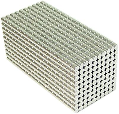 1000x Neodymium Rare Earth Magnets 3x3mm Cylinder ( 1/8" x 1/8" ) Refrigerator Magnetic Craft Super Strong Pinnwand N35 Magneten Supermagnet Aimant