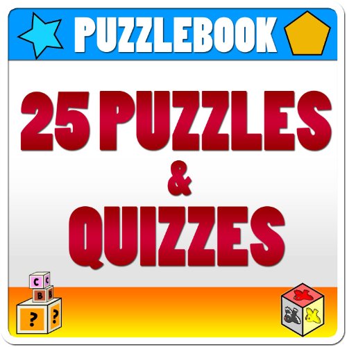 Puzzle Books: 25 Puzzle Games and Quizzes The Interactive Colour Puzzle Book Game