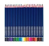 Premium Quality Colored Pencils, Set of 24 | Pre-Sharpened with Sturdier Wood & Richer Artist-Grade Pigments | Non-Toxic & Safe for Kids & Adults by Pluqis