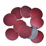 100個 2 inch 50mm ミッドサンダーディスク サンディング 研磨 パッド サンドペーパ 異なるグリット